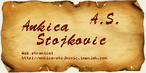 Ankica Stojković vizit kartica